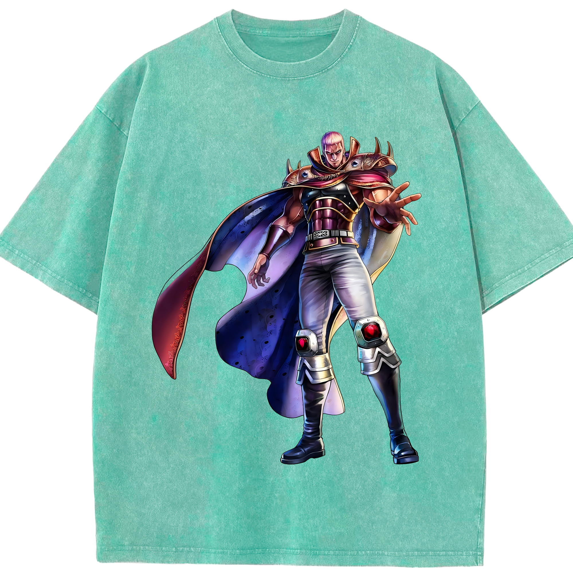 （画像用） 北斗の拳 Fist of the North Star 綿100% ヴィンテージ風 半袖Tシャツ（フロントプリント）